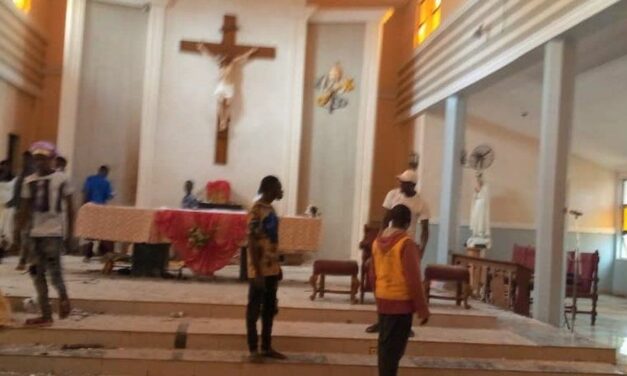 Dozens killed in attack on Catholic church in Nigeria
