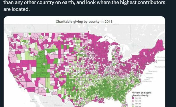 Are Religious Parts Of The US More Charitable?