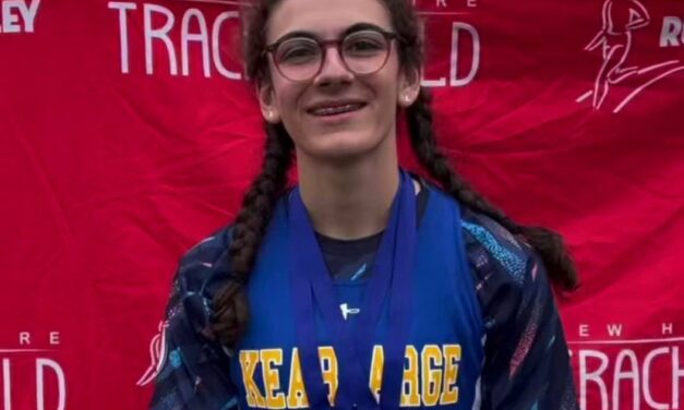 Male athlete takes first place in girls’ high jump championship meet