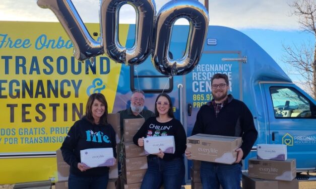 Save the Storks Celebrates 100th Mobile Unit Helping Women, Saving Babies From Abortions