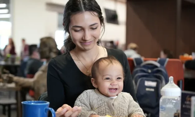University of Mary student to graduate with toddler, supported by campus program for moms
