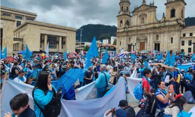 Thousands of Pro-Life People in Colombia March for Life to Protest Abortion