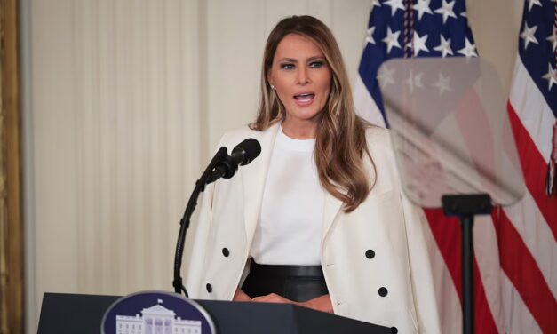At Tribute to Another First Lady, Melania Trump Calls Families ‘Foundation of a Healthy Society’